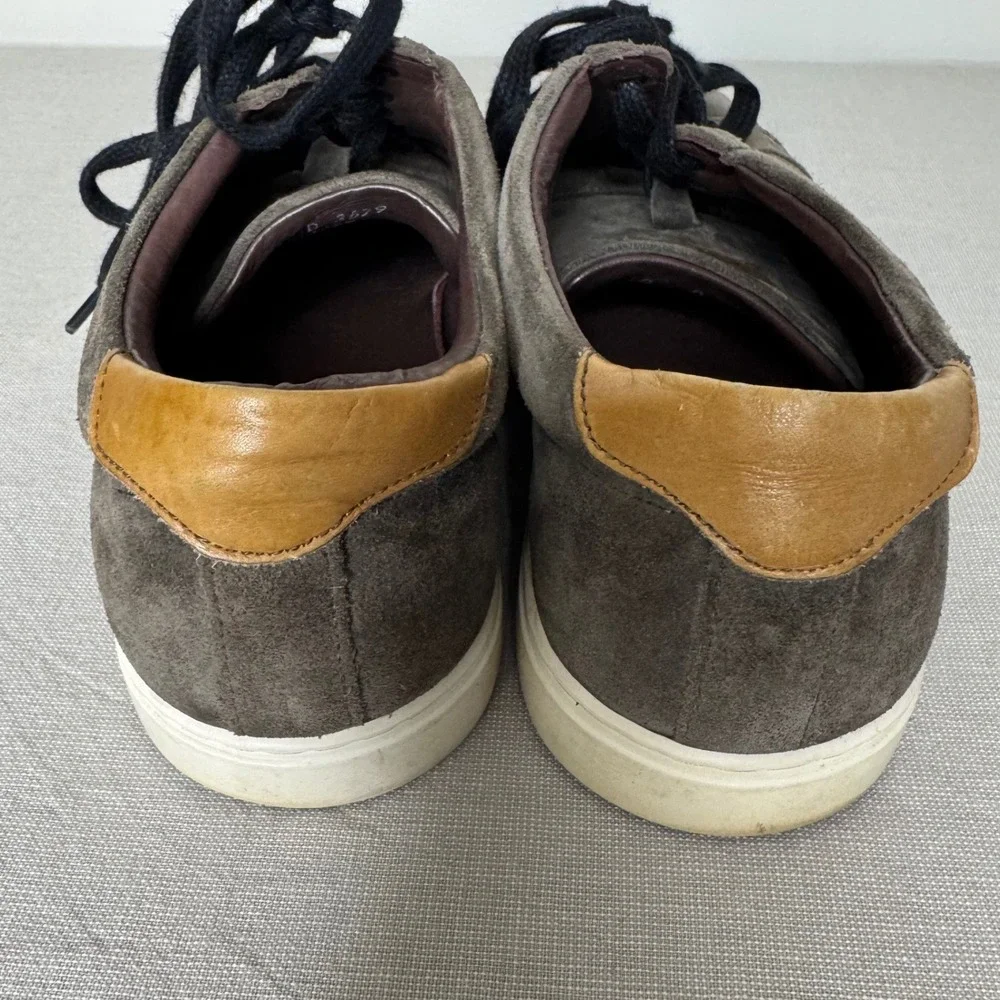 Allen Edmonds Courtside Lace-up‎ Sneaker Grey Suede Size 10